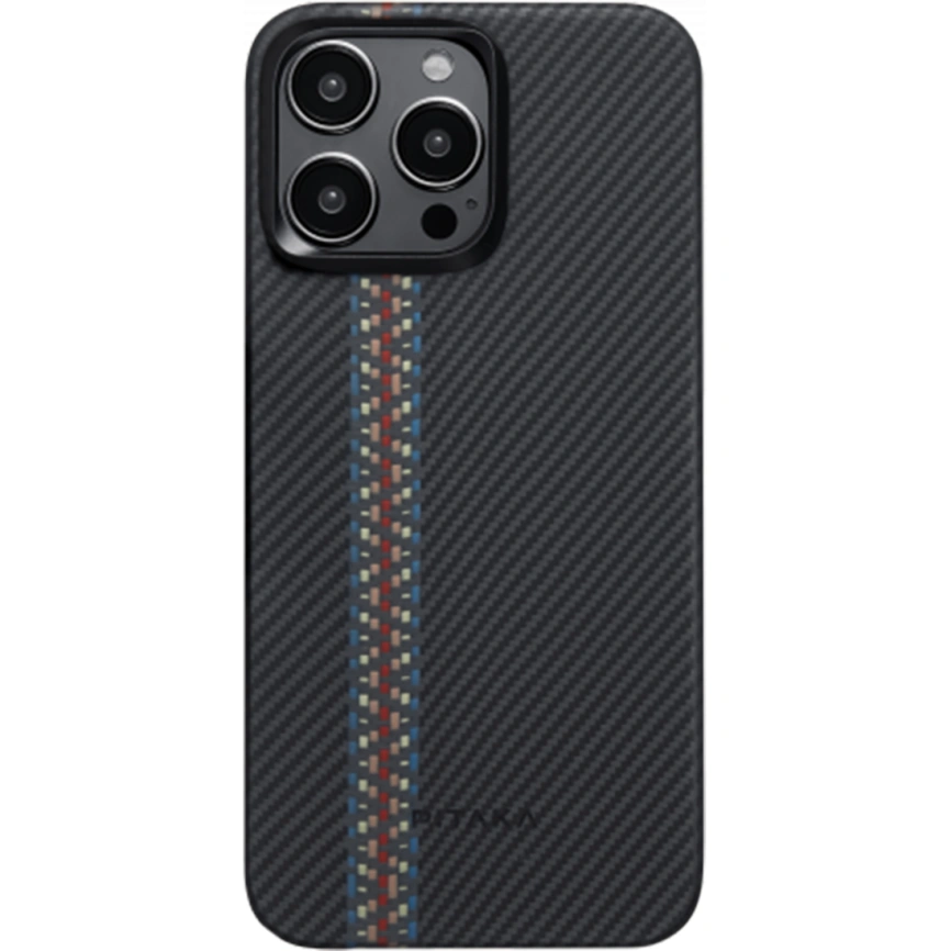 Чехол Pitaka Fusion Weaving MagEZ Case 4 для iPhone 15 Pro Max Rhapsody фото 1