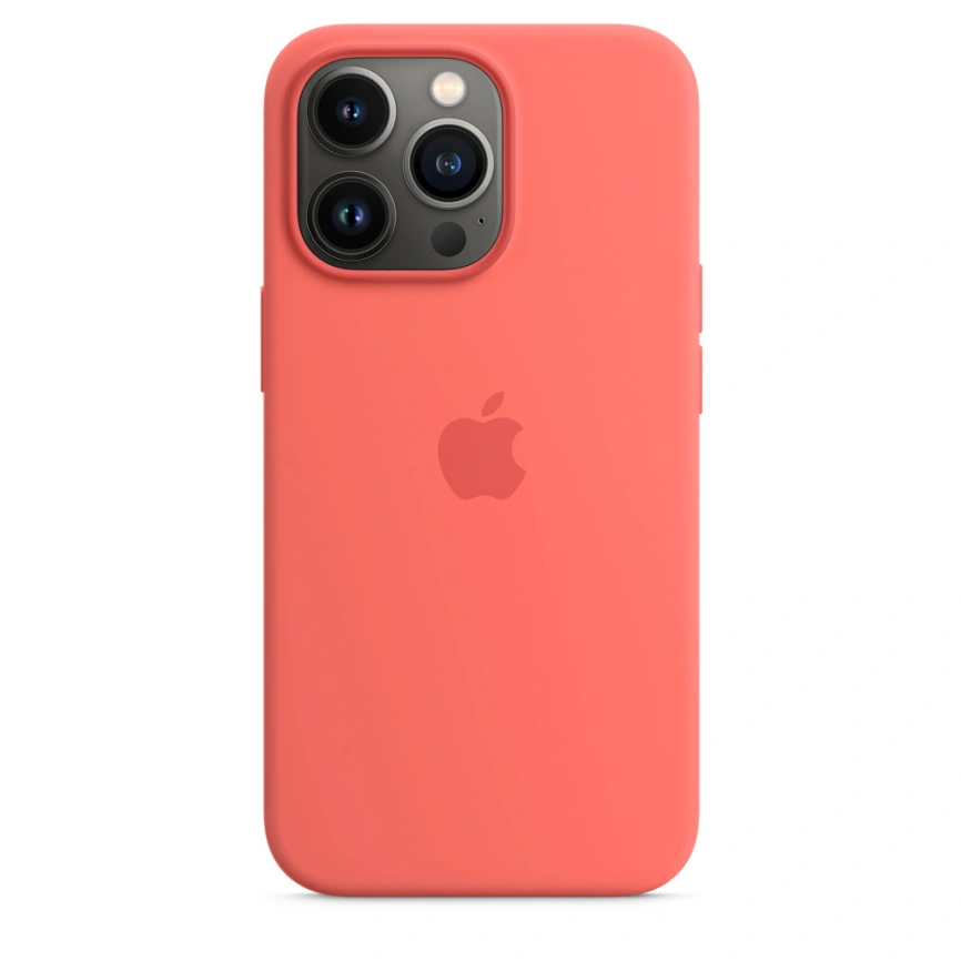Силиконовый чехол Apple MagSafe для iPhone 13 Pro Розовый помело фото 6