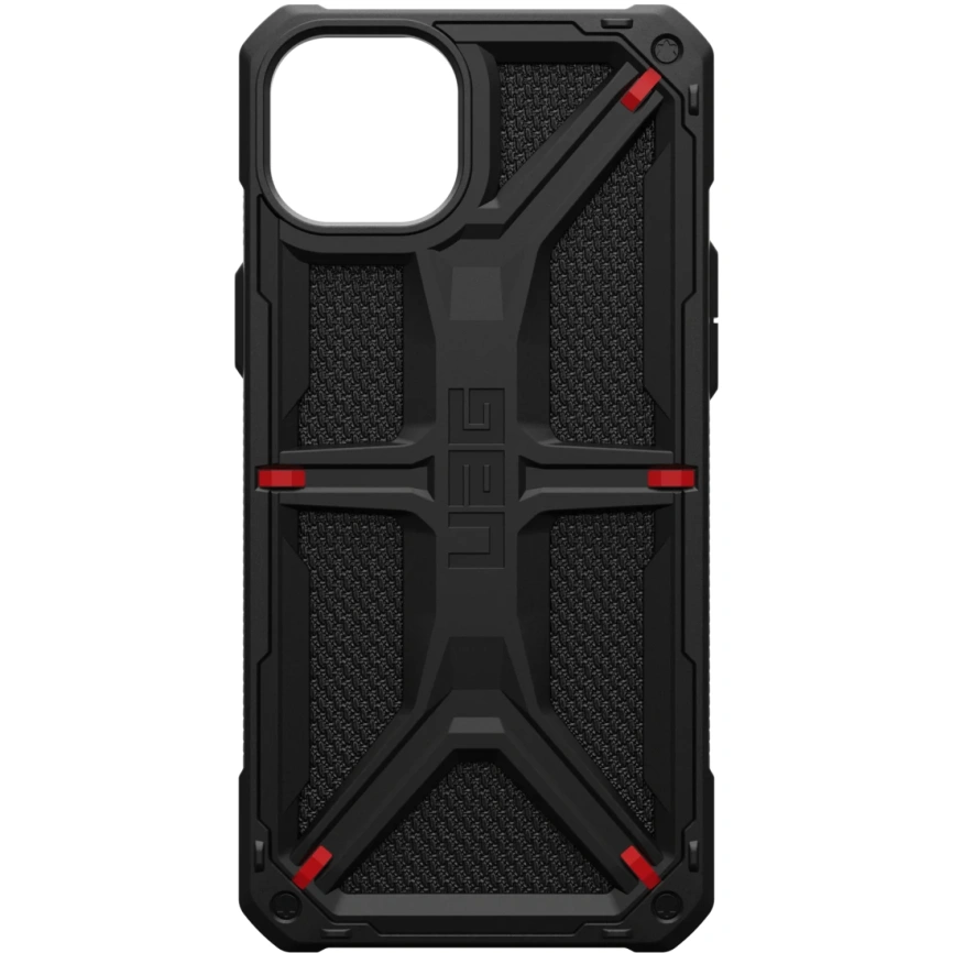 Чехол UAG MagSafe Monarch для iPhone 15 Kevlar Black (114289113940) фото 1