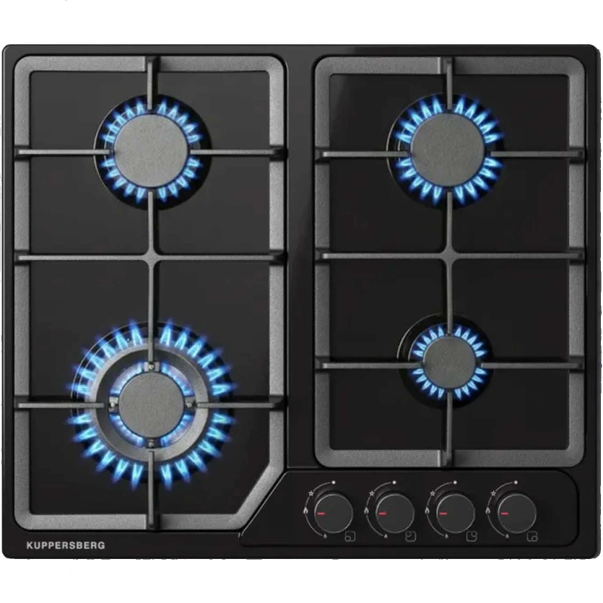 Газовая варочная панель Kuppersberg FS 60 B Black фото 5