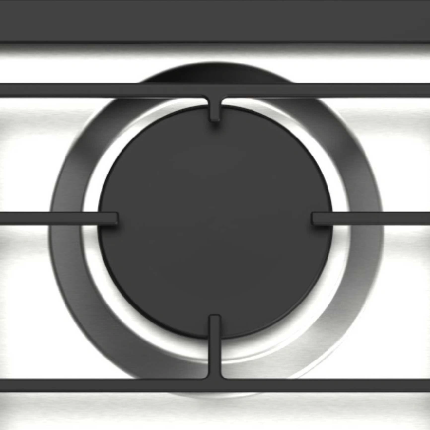 Газовая варочная панель Korting HG 3712 CX Stainless Steel фото 4