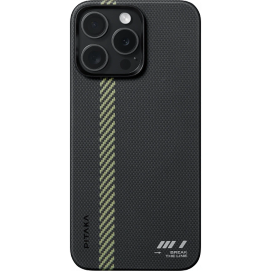 Чехол Pitaka Fusion Weaving MagEZ Case 5 для iPhone 15 Pro Max Break the Line фото 7