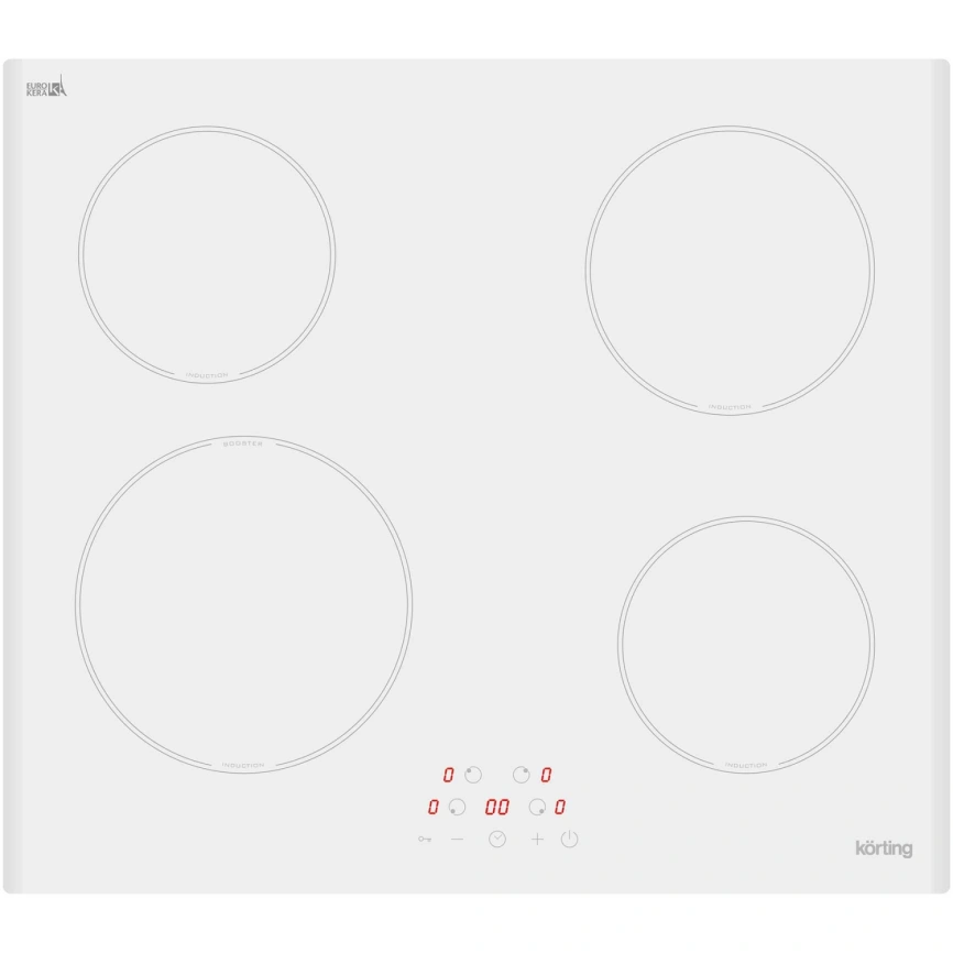 Индукционная варочная панель Korting HI 64013 BW White фото 1