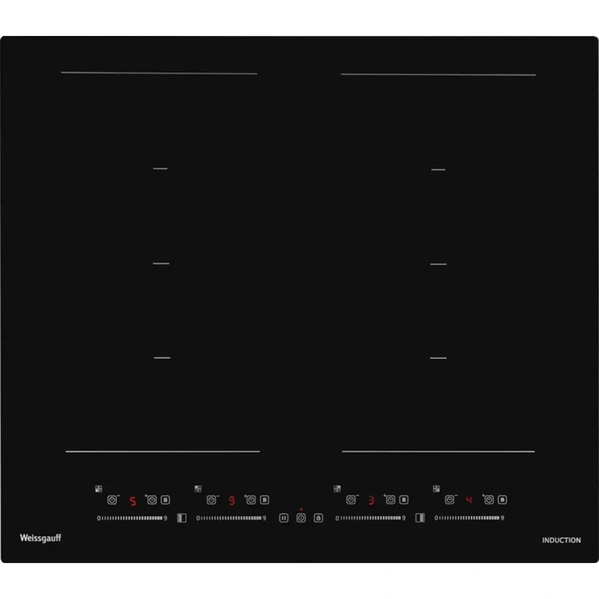 Индукционная варочная панель Weissgauff HI 649 Dual Flex Premium Black фото 1