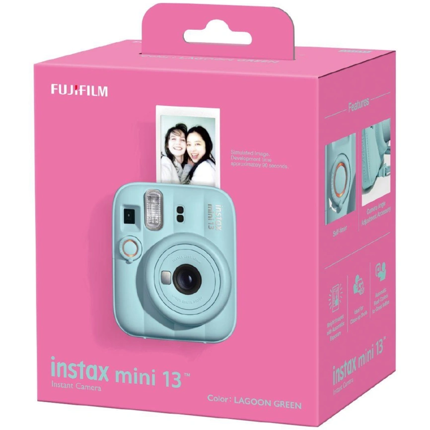 Фотоаппарат моментальной печати Fujifilm Instax mini 13 Lagoon Green фото 9