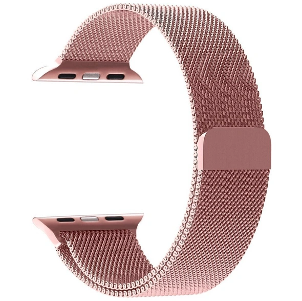 Ремешок Mokka Milanese Loop для Apple Watch 42/44/45mm Rose Gold фото 2