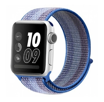 Ремешок Mokka Sport Loop для Apple Watch 38/40/41mm Tahoe Blue Stripe фото 1