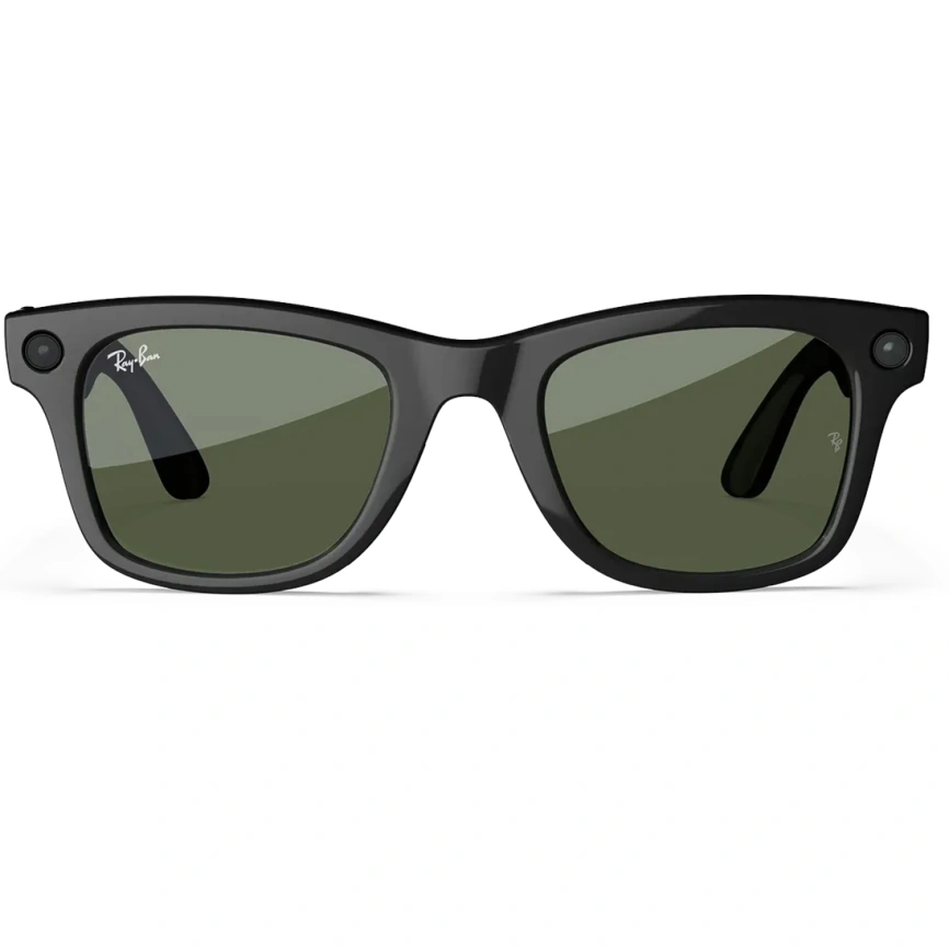 Умные очки Ray-Ban Wayfarer (Gen 2) Shiny Black Standard Green фото 4