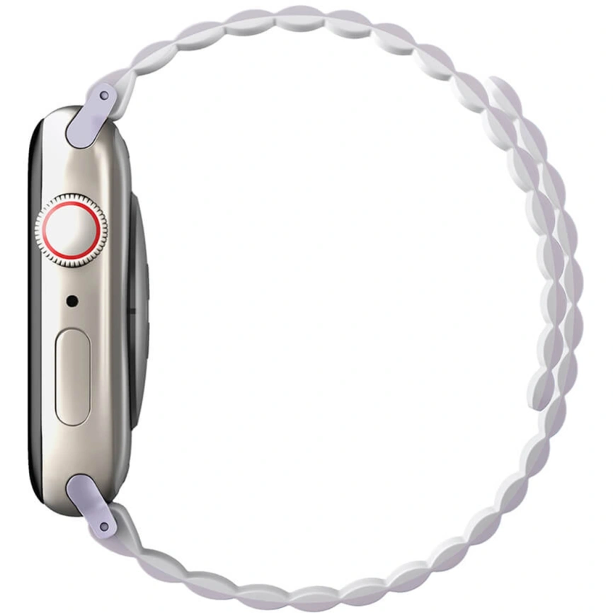 Ремешок Uniq Revix reversible Magnetic для Apple Watch 44/45/49 Lilac/White фото 6