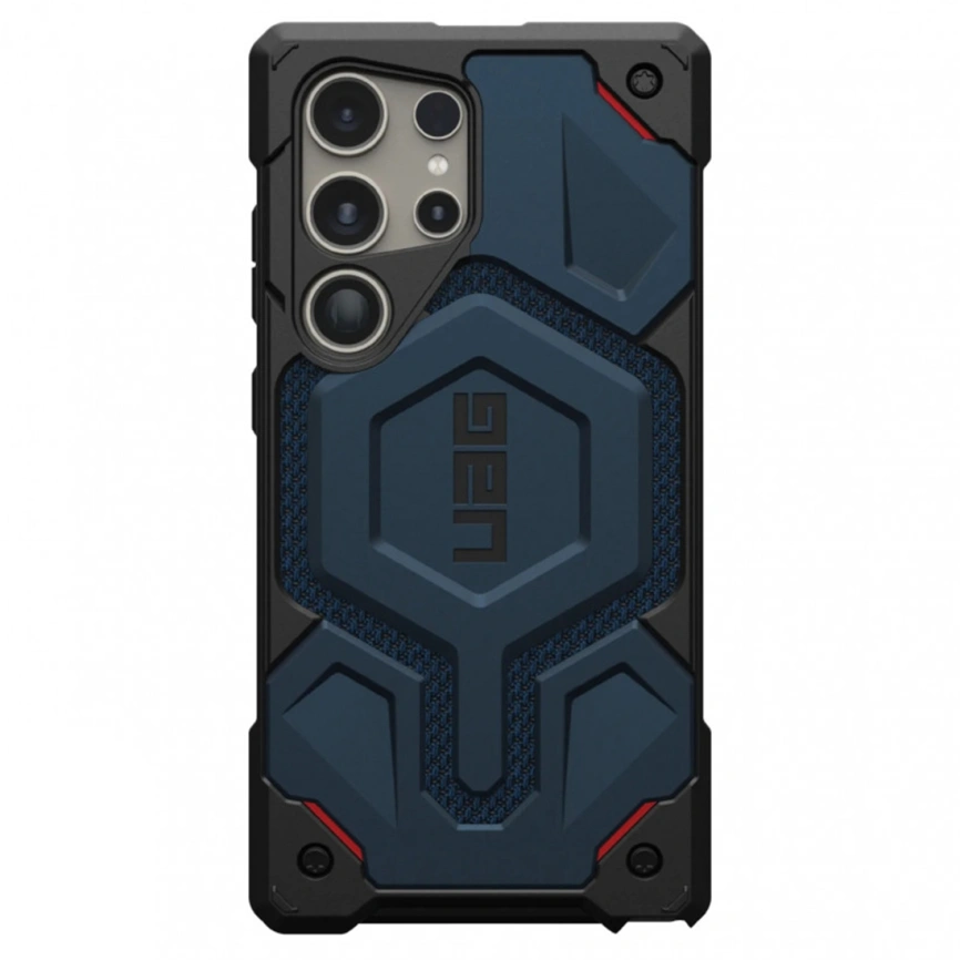 Чехол UAG Monarch PRO with MagSafe для Galaxy S24 Ultra Kevlar-Mallard фото 1