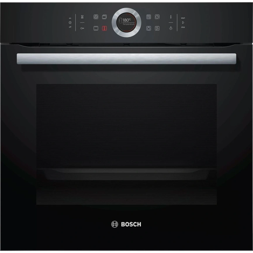 Электрический духовой шкаф Bosch Serie 8 HBG635BB1 Black фото 1