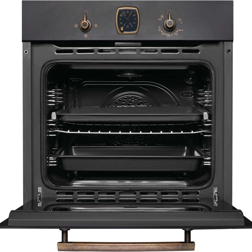 Газовый духовой шкаф Korting OGG 741 CRN Matte Black фото 4