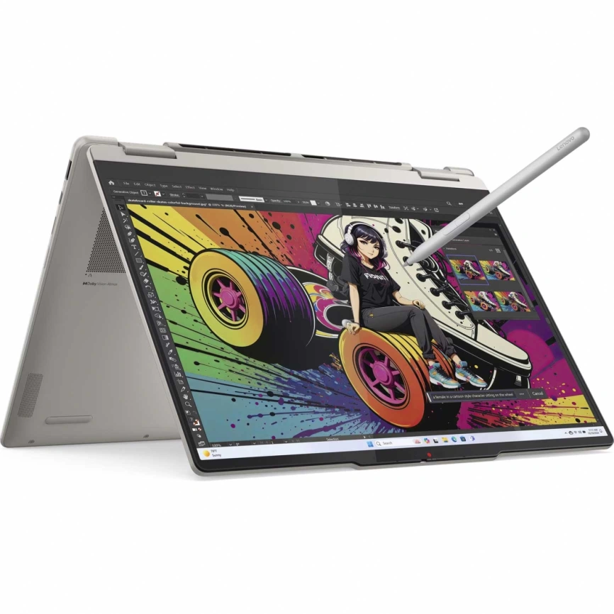 Ноутбук Lenovo Yoga 7 14AKP10 14 OLED/ R5-340/24GB/1TB SSD (83JR005YRK) Seashell фото 5