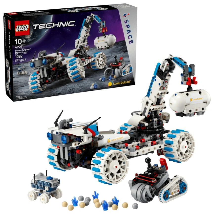 Конструктор LEGO Technic Lunar Outpost Moon Rover Space Vehicle 42211 фото 1