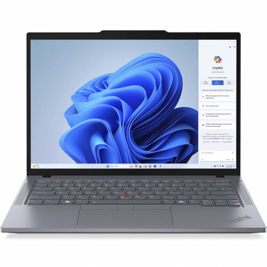 Ноутбук Lenovo ThinkPad T14 G5 14 IPS/ i5-125U Ultra/16Gb/512Gb SSD (21ML0053US) Luna Gray фото 3