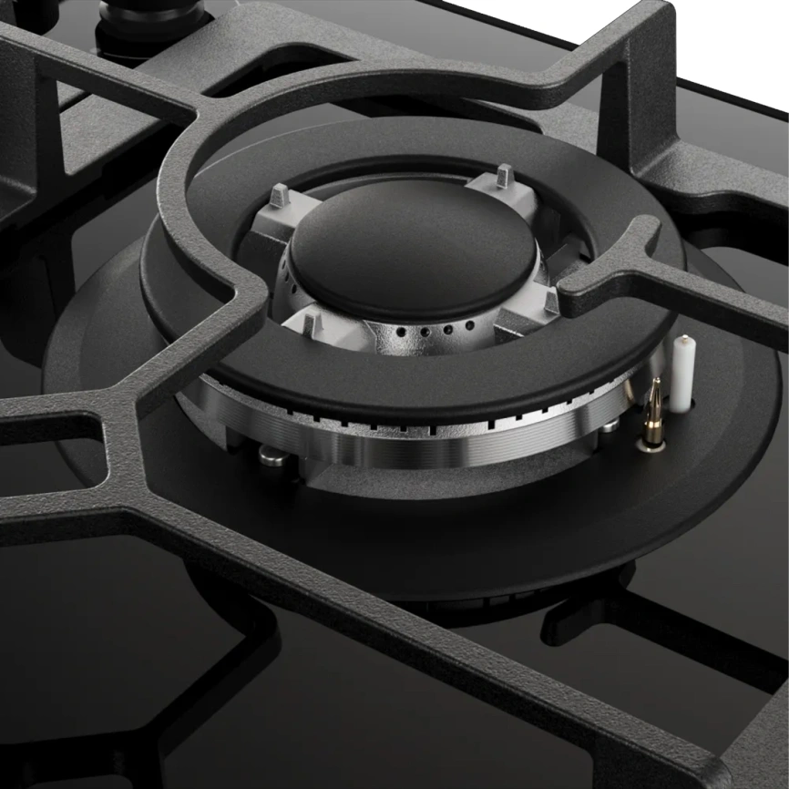 Газовая варочная панель Kuppersberg FG 61 B Black фото 4