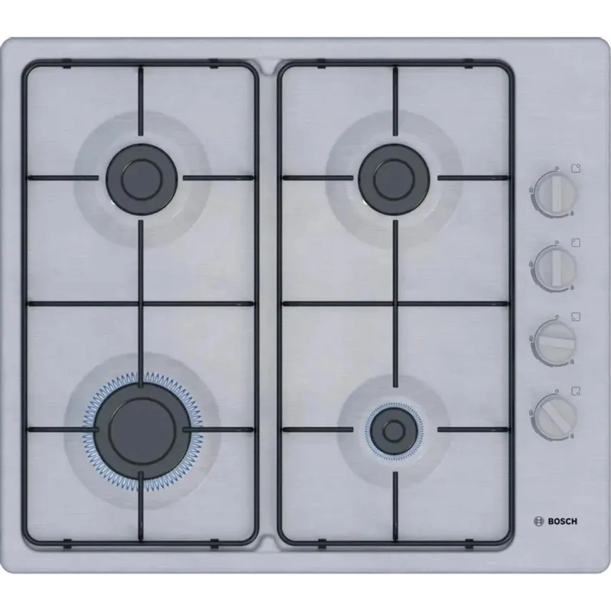 Газовая варочная панель Bosch Serie 2 PBP6C5K80O Stainless Steel фото 1