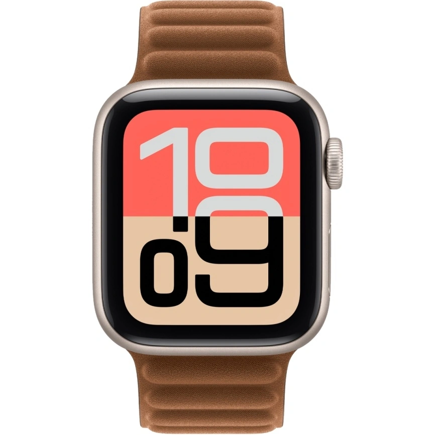 Смарт-часы Apple Watch SE (2025) 40mm Starlight Aluminum Case with Caramel Magnetic Link S/M фото 3