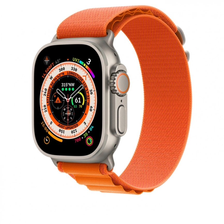 Ремешок Apple Watch Ultra 49mm Orange Alpine Loop M фото 4