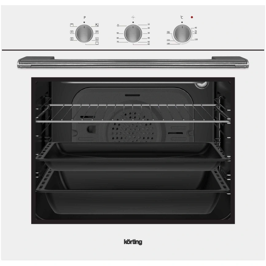 Электрический духовой шкаф Korting OKB 370 CMW White фото 1