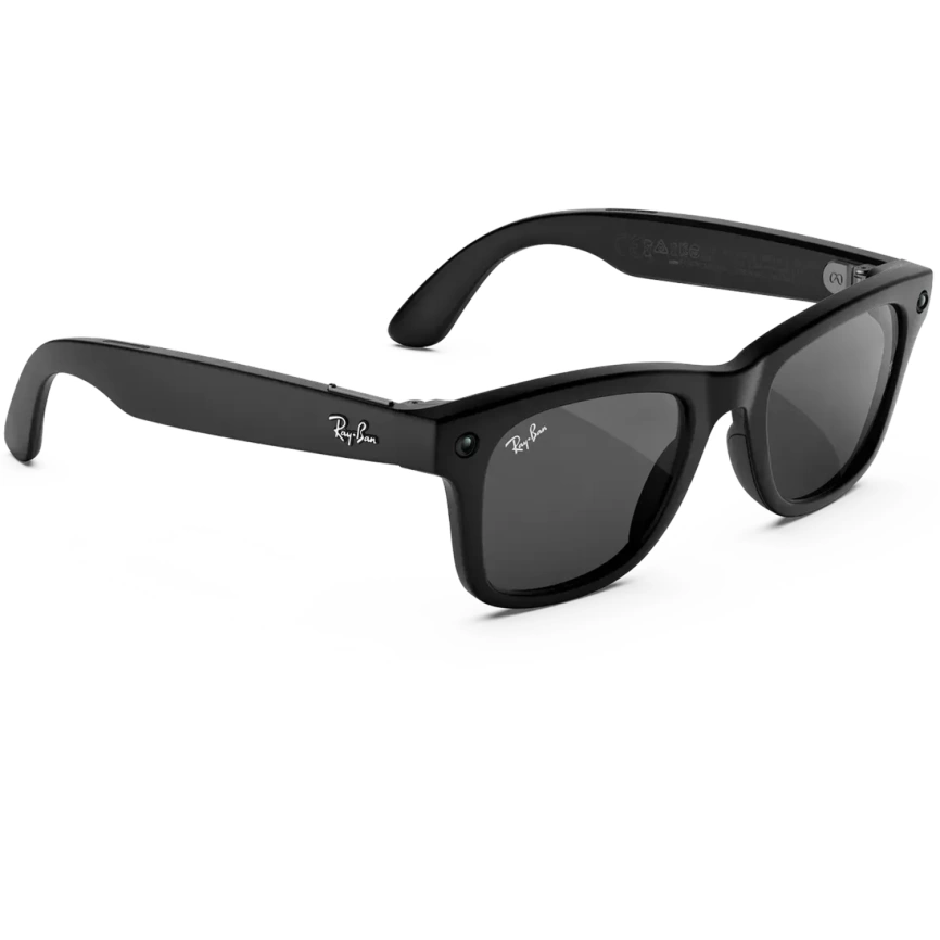 Умные очки Ray-Ban Wayfarer (Gen 3) Matte Black Large Grey фото 3
