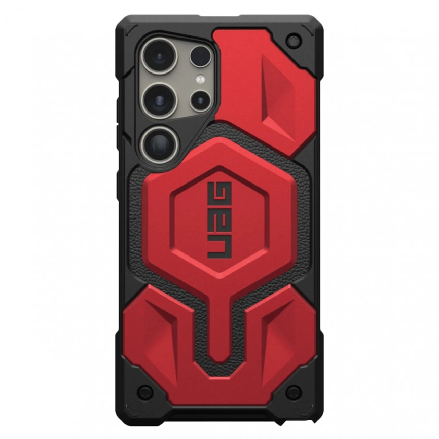 Чехол UAG Monarch PRO with MagSafe для Galaxy S24 Ultra Crimson фото 1