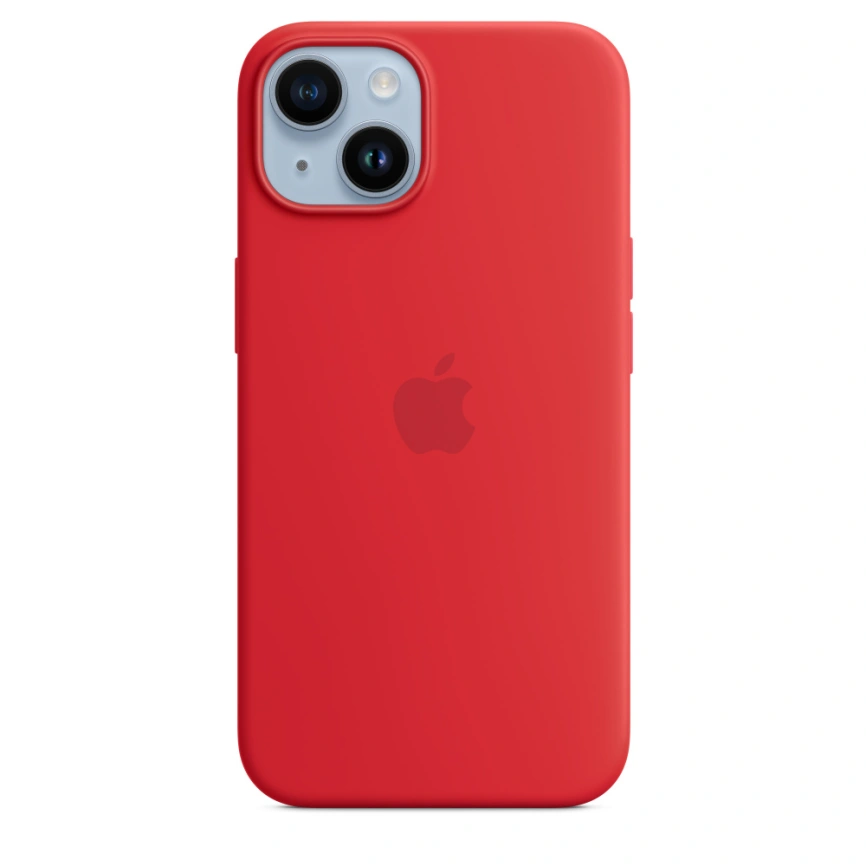 Силиконовый чехол Apple MagSafe для iPhone 14 (PRODUCT) RED фото 4