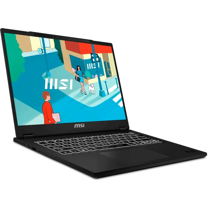 Ноутбук MSI Modern 14 H D13MG-091RU 14 FHD IPS/ i7-13700H/16GB/512Gb SSD (9S7-14L112-091) Black фото 4