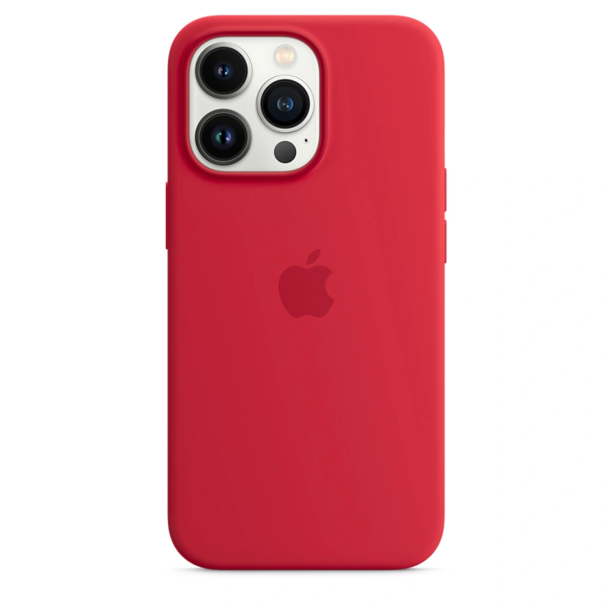 Силиконовый чехол Apple MagSafe для iPhone 13 Pro Red фото 4