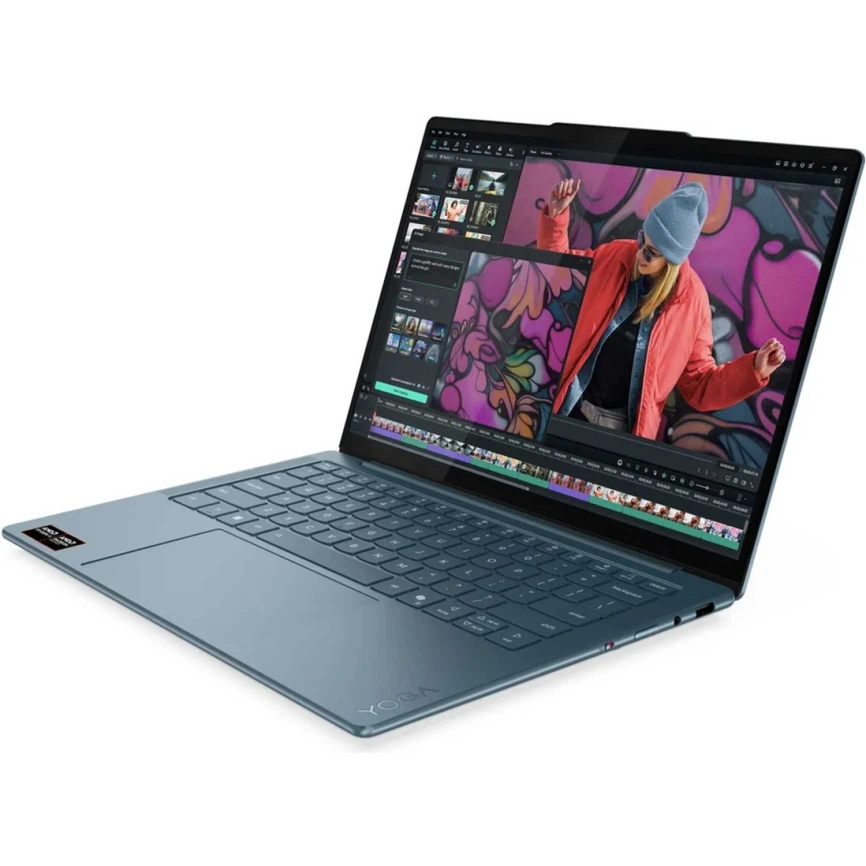 Ноутбук Lenovo Yoga Slim 7 14AKP10 14 OLED/R5 AI340/16GB/1TB SSD (83JY008ARK) Tidal Teal фото 4