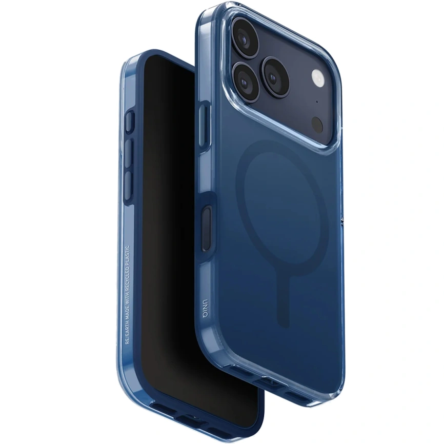 Чехол Uniq Clario Protective Eco-Friendly iPhone Case with MagClick для iPhone 17 Pro Royal Blue фото 1