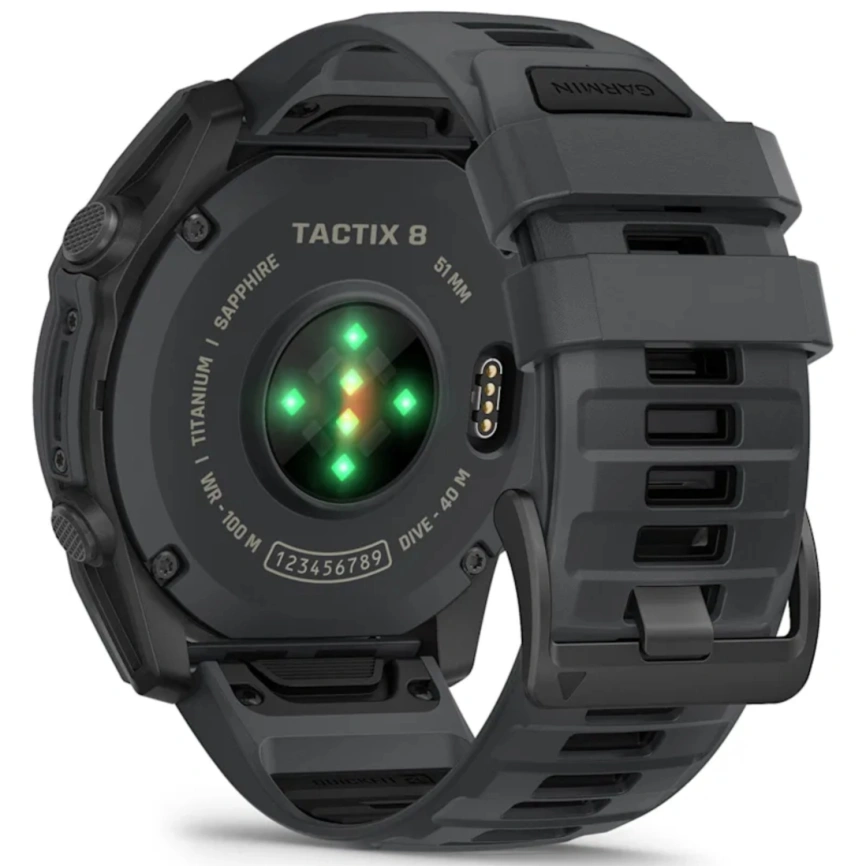 Смарт-часы Garmin Tactix 8 51mm Amoled Cerakote Ultralight Solver (010-04553-01) Slate Gray фото 4