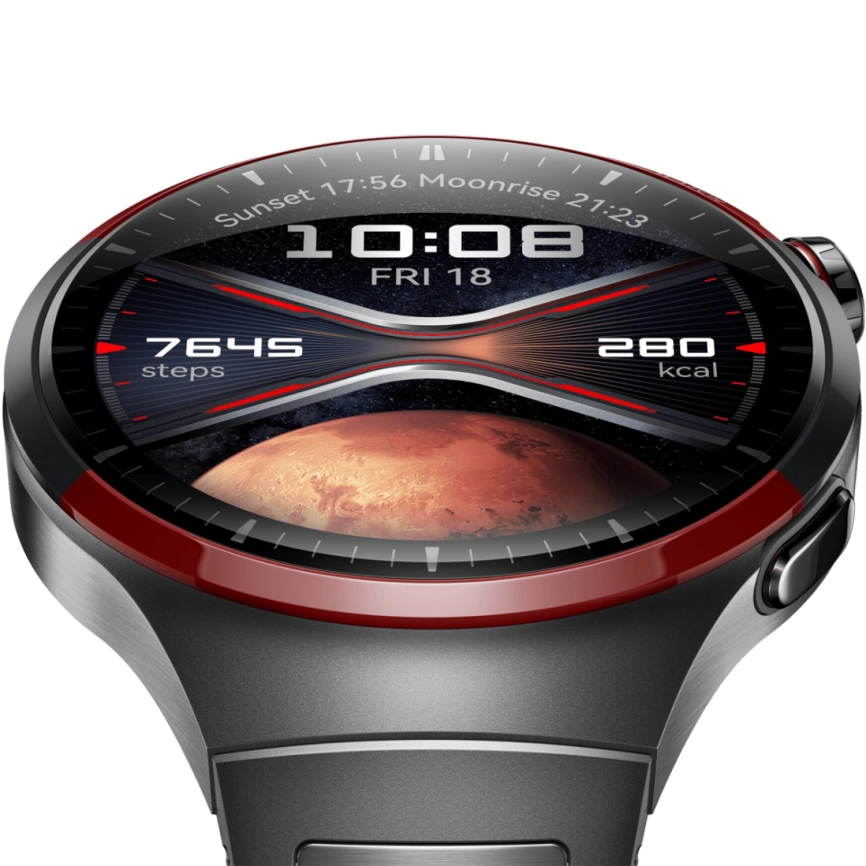 Смарт-часы Huawei Watch 4 Pro 48mm eSim Cellular Grey Aerospace-Grade Titanium Case (55020BXM) фото 2
