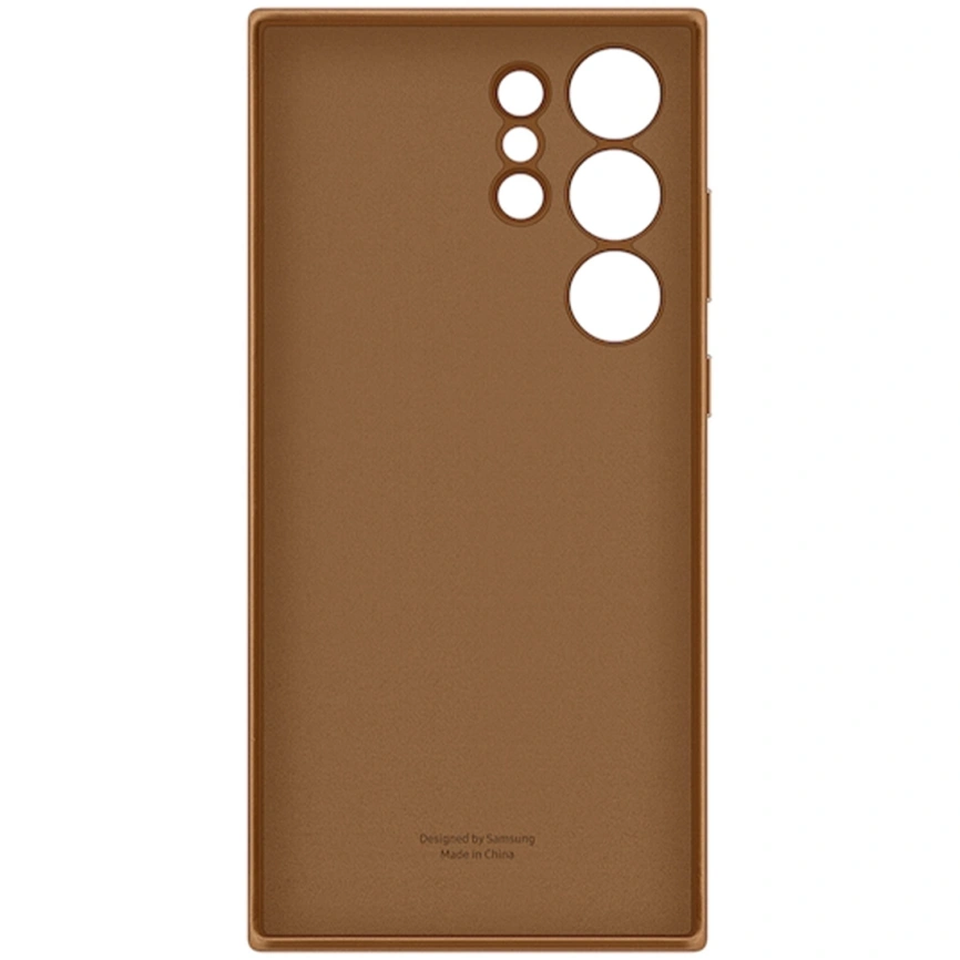 Чехол Samsung Series для Galaxy S23 Ultra Leather Case Brown фото 2