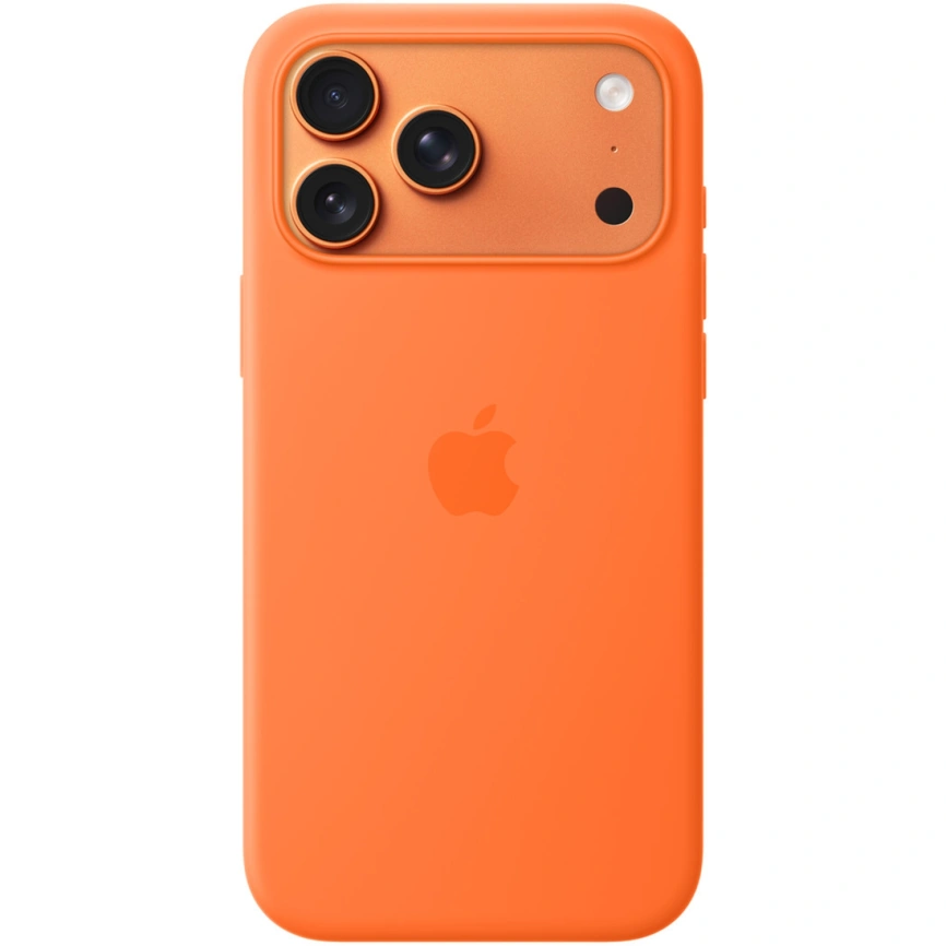 Чехол Apple Silicone Case with MagSafe для iPhone 17 Pro Max Orange фото 1