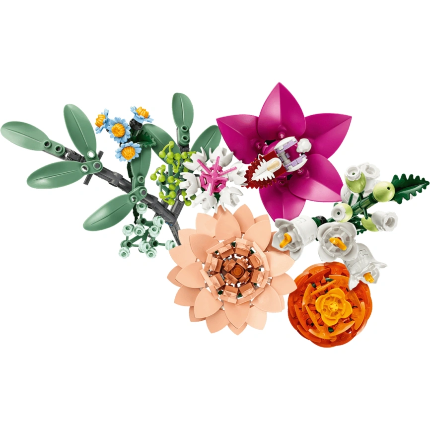 Конструктор LEGO Botanical Pretty Pink Flower Bouquet 10342 фото 4