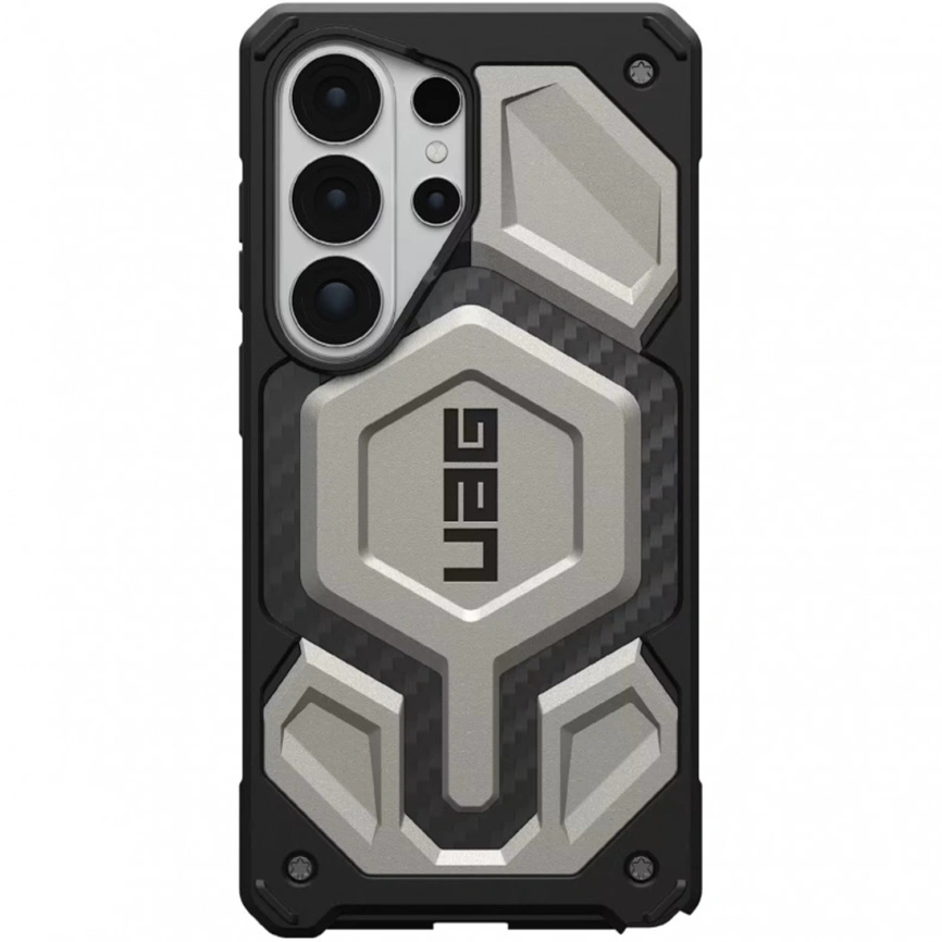 Чехол UAG Monarch Pro Case with MagSafe для Samsung Galaxy S26 Ultra Titanium (214513113636) фото 1