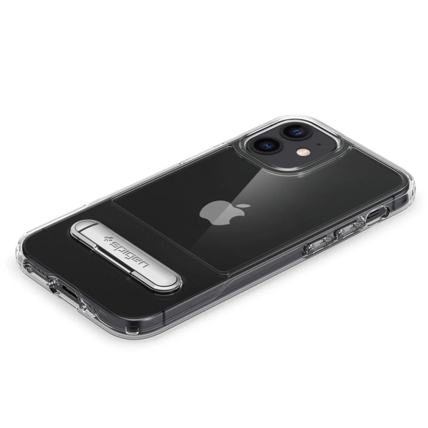 Чехол Spigen Slim Armor Essential S для iPhone 12 Mini (ACS01553) Crystal Clear фото 6