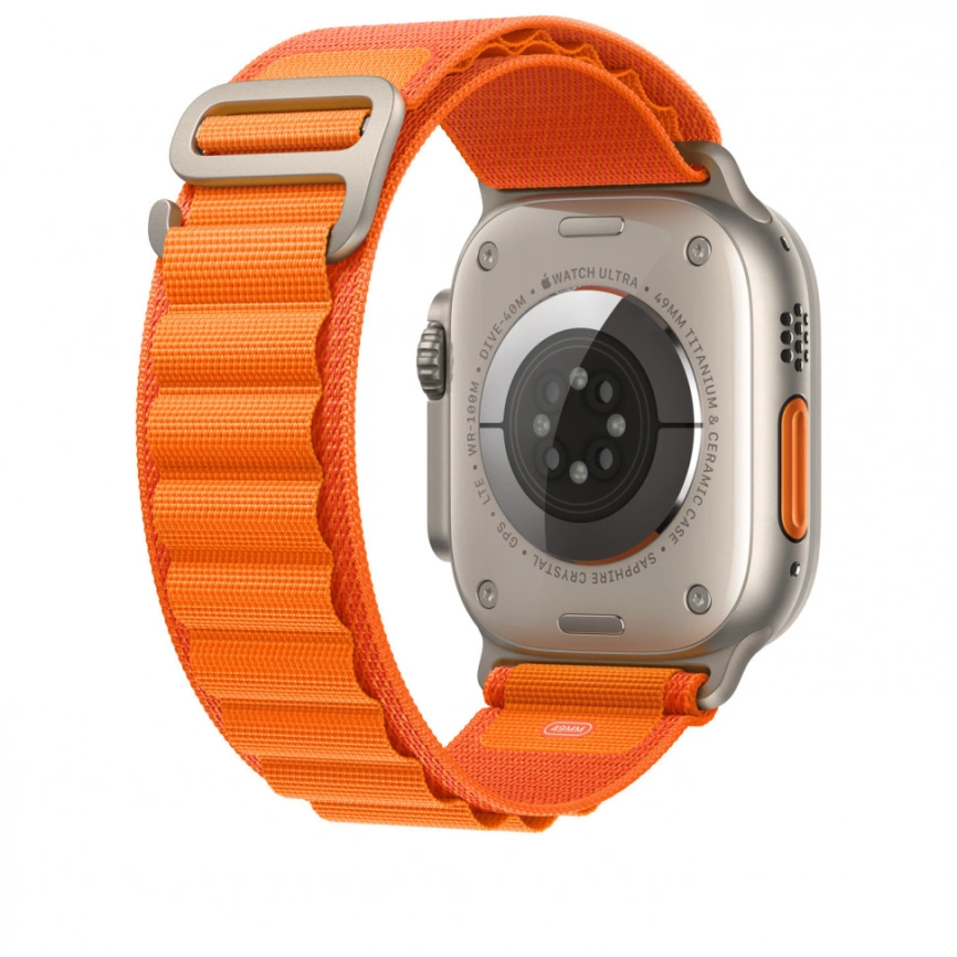 Ремешок Apple Watch Ultra 49mm Orange Alpine Loop L фото 1