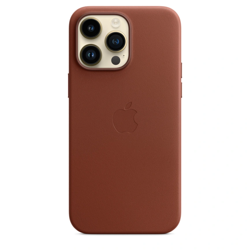 Кожаный чехол Apple MagSafe для iPhone 14 Pro Max Umber фото 1