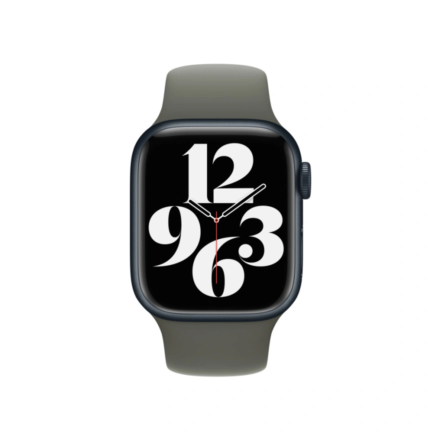 Ремешок Apple Watch 41mm Olive Sport Band M/L фото 3