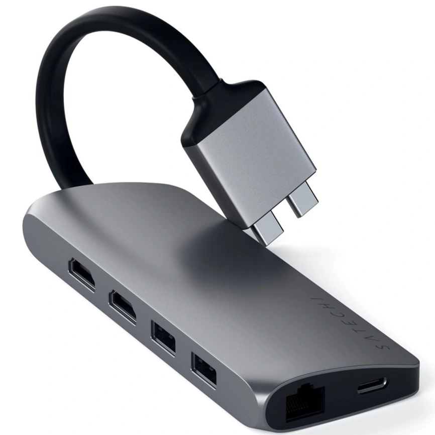 Хаб Satechi USB-C 8 в 1 (ST-TCDMMAM) Space Gray фото 1