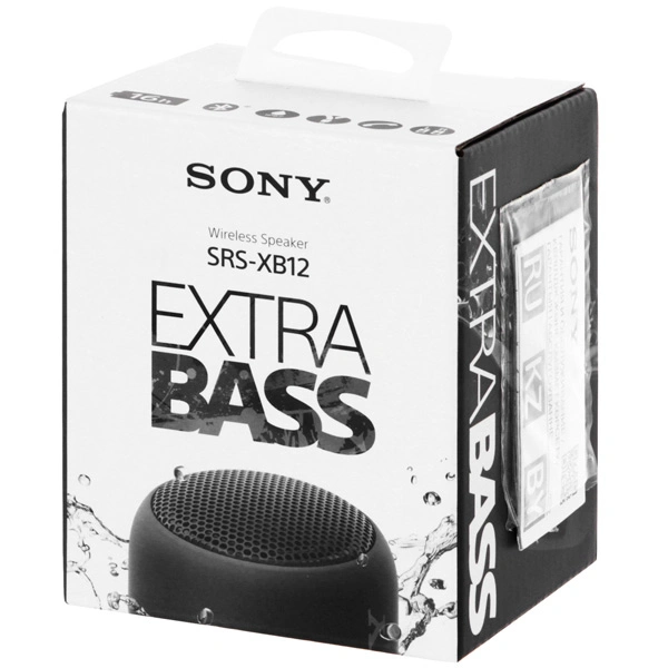 Беспроводная акустика Sony SRS-XB12 Black фото 6