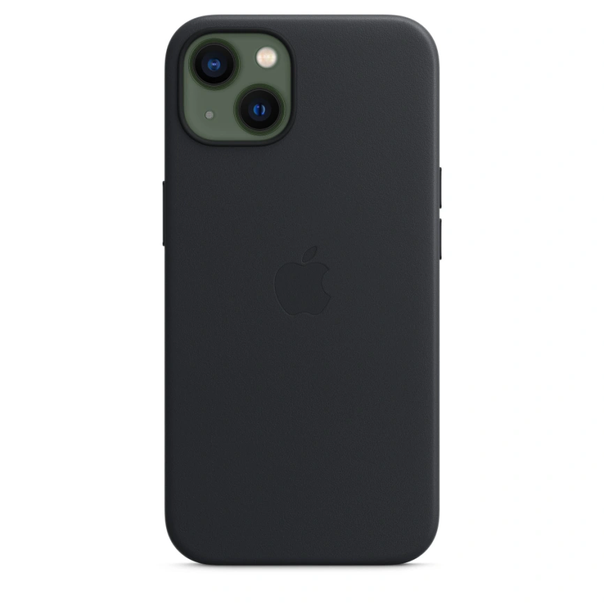 Кожаный чехол Apple MagSafe для iPhone 13 Тёмная ночь фото 6