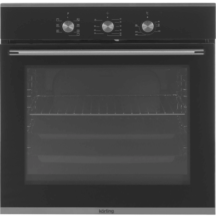 Электрический духовой шкаф Korting OKB 370 CMX Black/Stainless Steel фото 1
