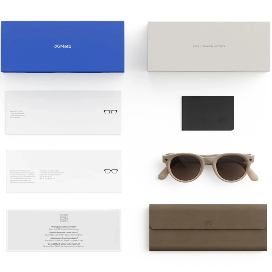 Умные очки Meta Nova Sandstone Standard Chocolate фото 5