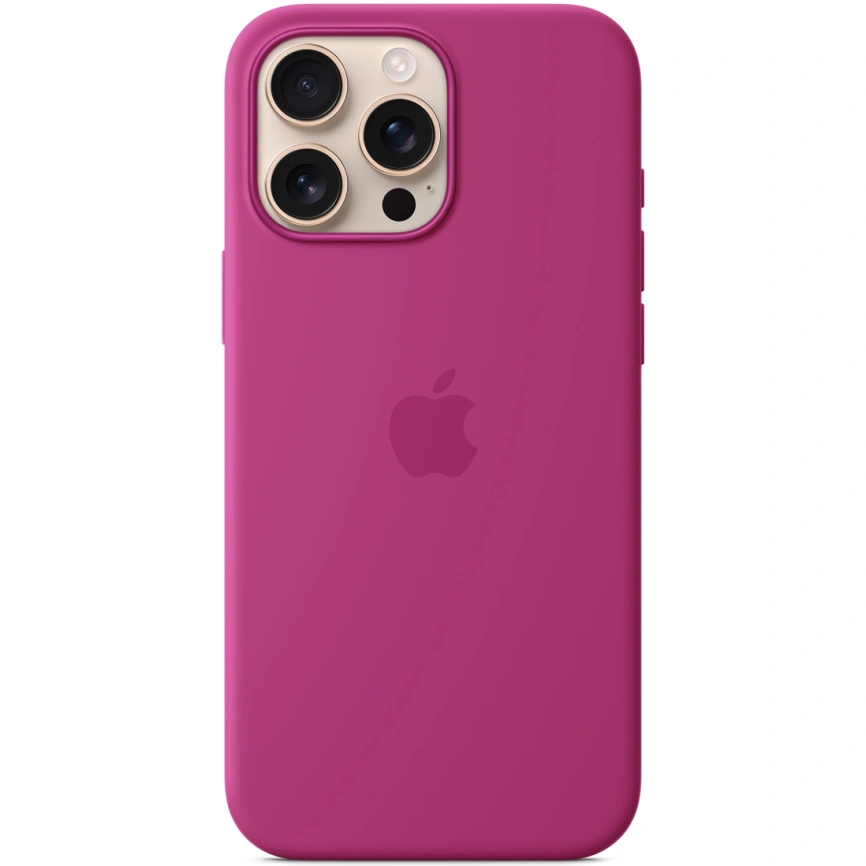 Чехол Apple Silicone Case with MagSafe для iPhone 16 Pro Max Fuchsia фото 1