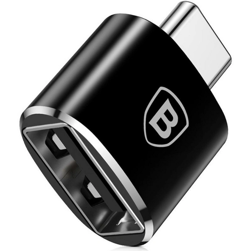 Переходник Baseus Adapter Converter USB-C - USB-A CATOTG-01 Black фото 1