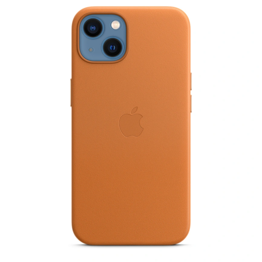 Кожаный чехол Apple MagSafe для iPhone 13 Golden Ocher фото 6