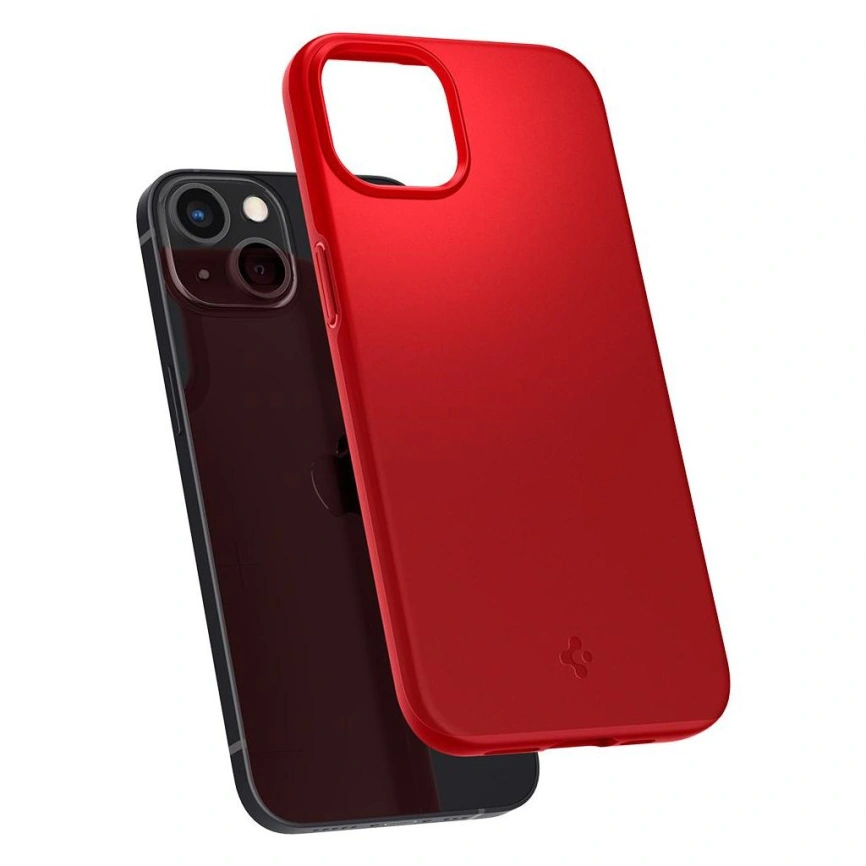 Чехол Spigen Thin Fit для iPhone 13 Mini (ACS03306) Red фото 1